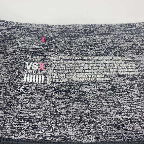 Victoria’s Secret Sport leggings size XS Gray Space dye workout fitness mid rise - Picture 4 of 11